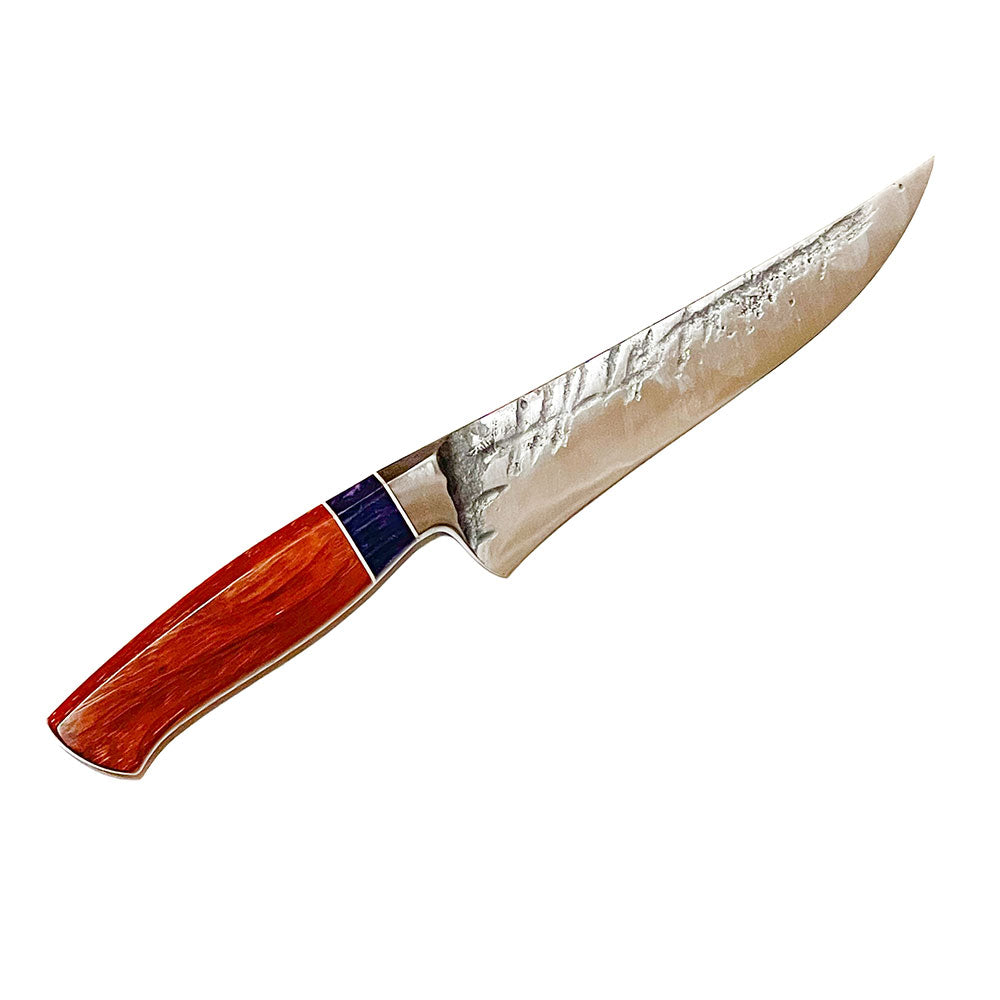 Handmade Knife-Unique Matt Waters Carbon Steel Brut De Forge 7in Boning Knife