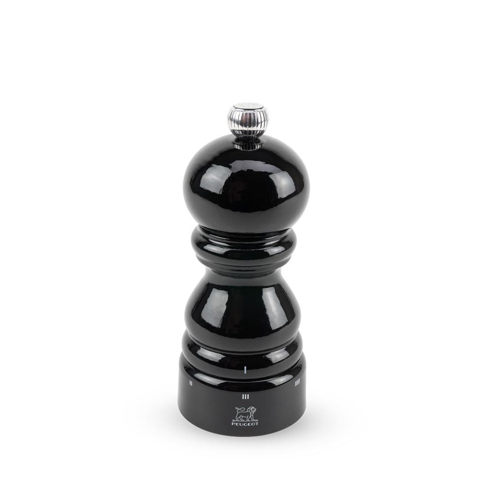 Peugeot Paris U-Select Wood Pepper Mill-Gloss Black- 5 inch