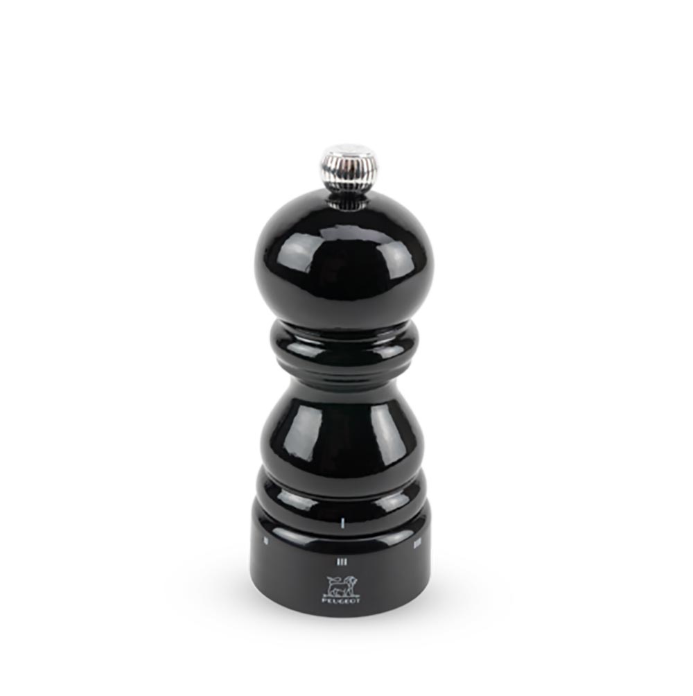 Peugeot Paris U-Select Wood Salt Mill-Gloss Black- 5 inch
