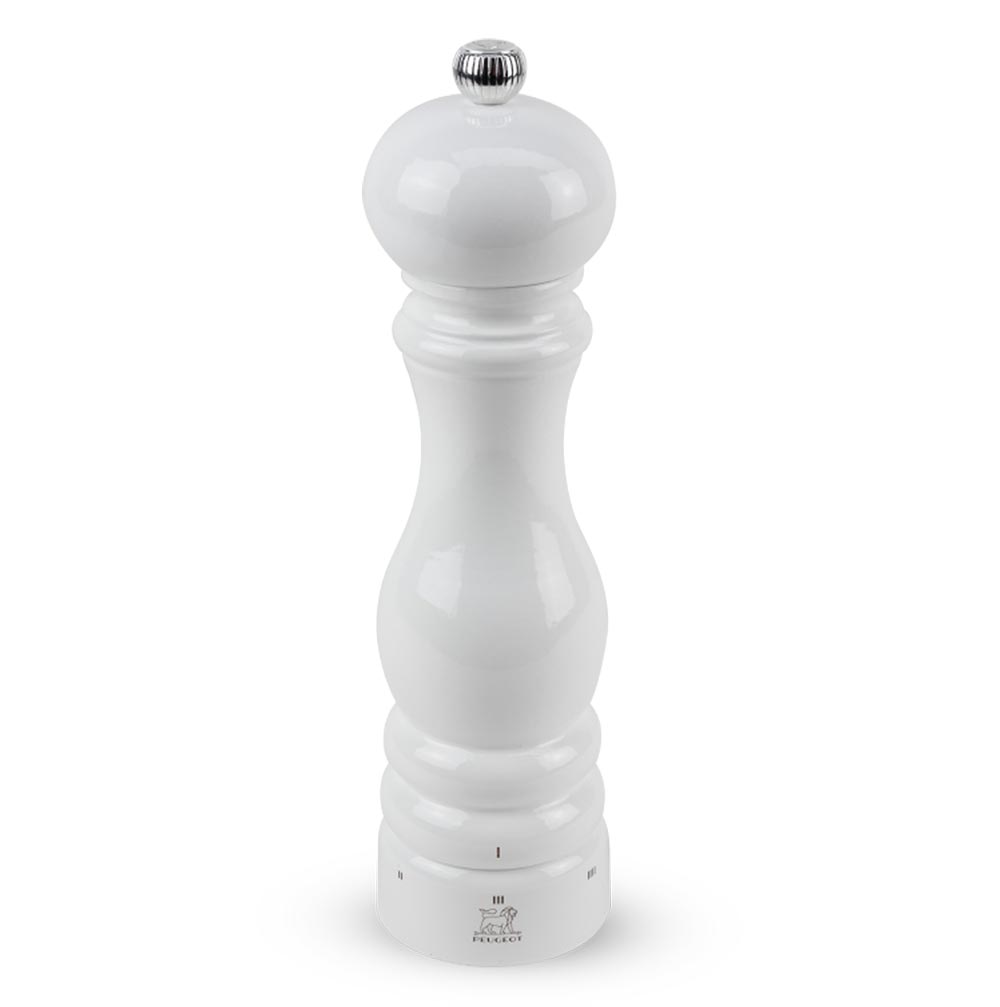 Peugeot Paris U-Select Wood Salt Mill-Gloss White - 8.67 inch