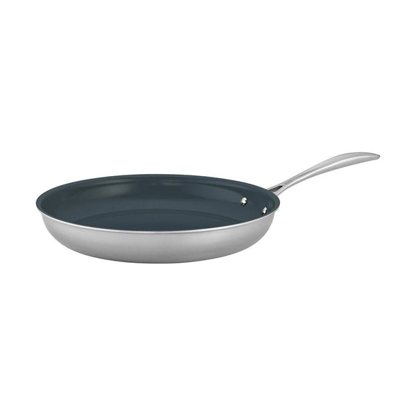Zwilling Clad CFX Stainless Steel with Ceramic Non-Stick Frypan-12 inch