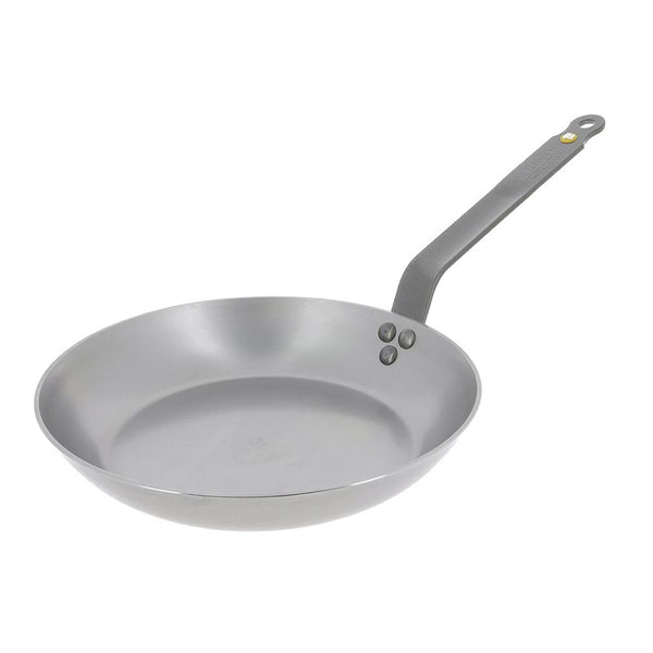 De Buyer Mineral B French Commercial Carbon Steel Frypan - 10.25 inch