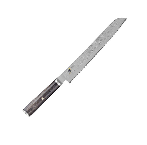 Miyabi Black MC66 Carbide Steel 5000MCD67 Damascus Bread Knife - 9.5 inch