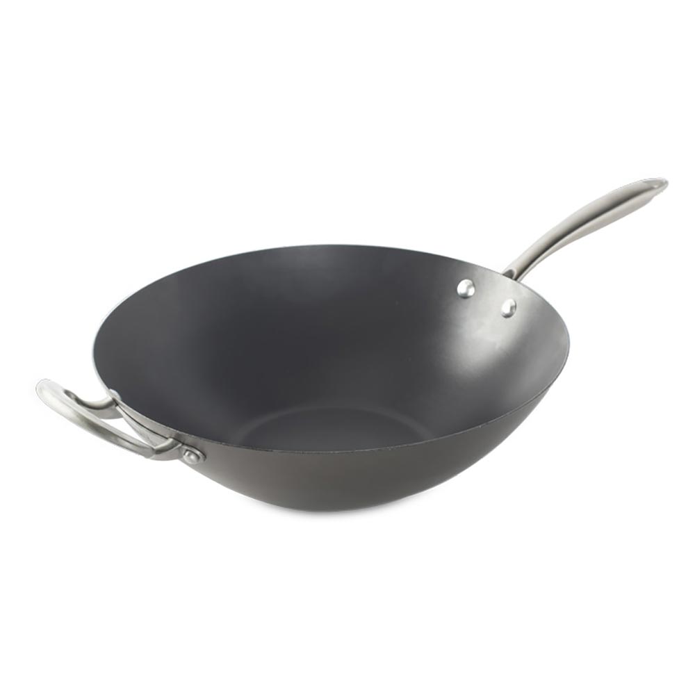 American Made Nordicware Non-Stick Spun Steel wok- 14 inch