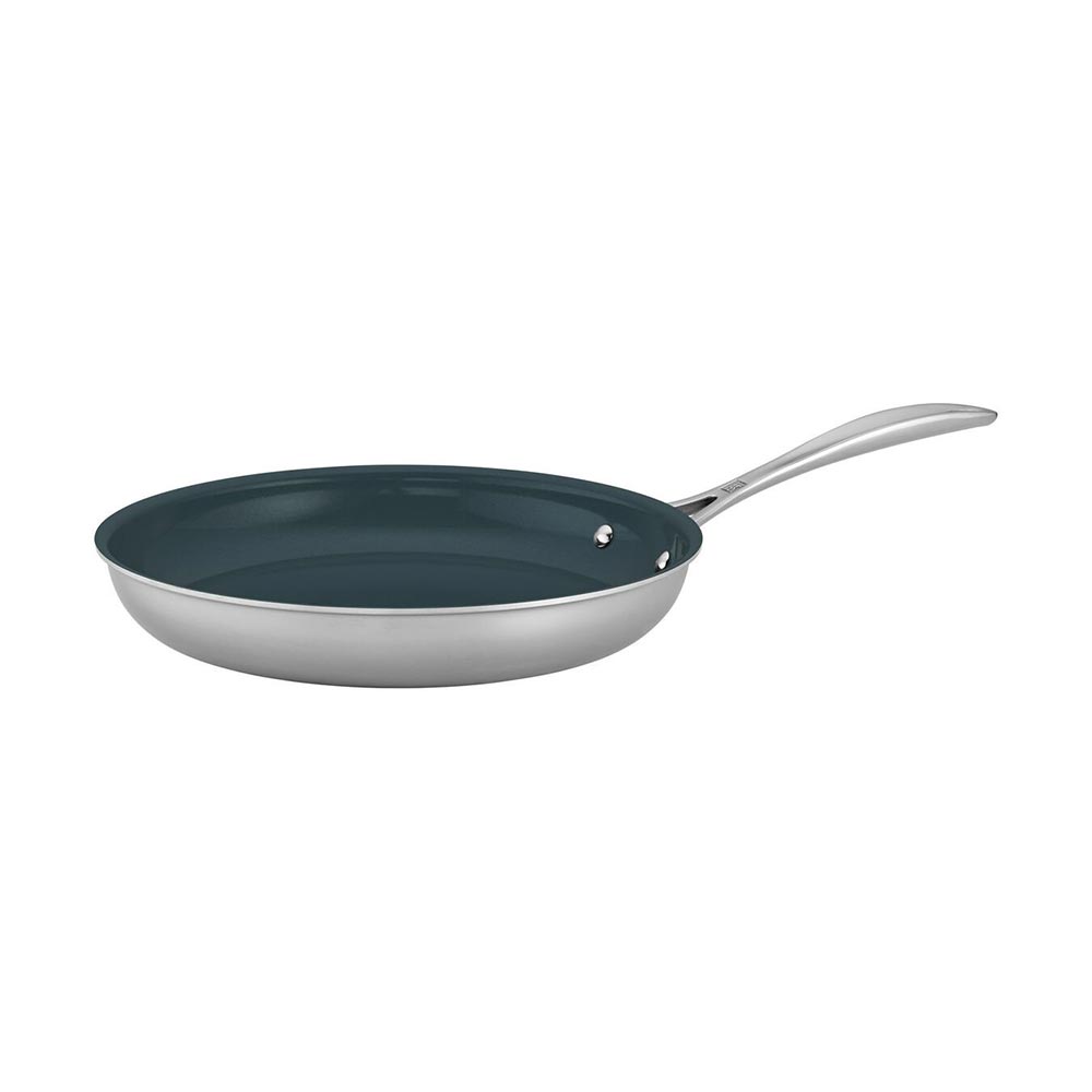 Zwilling Clad CFX Stainless Steel with Ceramic Non-Stick Frypan-10 inch