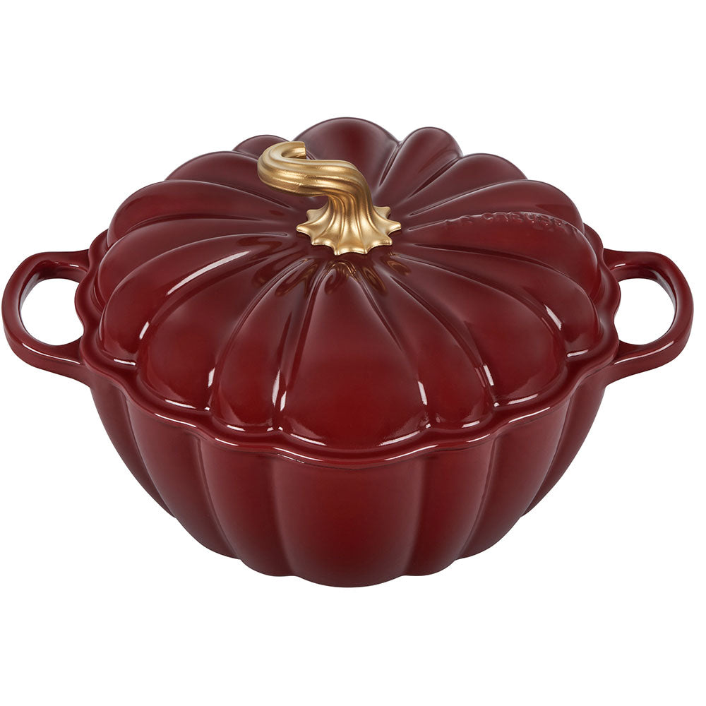 Le Creuset Signature Enameled Cast Iron 3 1 2 Quart Pumpkin Shaped Fre le-creuset-signature-enameled-cast-iron-3-1-2-quart-pumpkin-shaped-fre