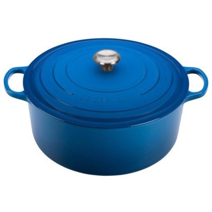 Le Creuset 13 1/4 Qt. Signature Round Dutch Oven w/Stainless Steel