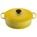 A soleil/ yellow 5 Quart Le Creuset Signature Enameled Cast Iron Oval French/Dutch Oven