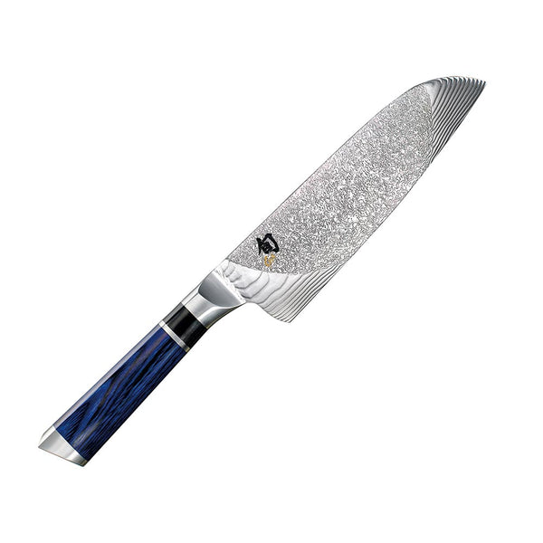 Shun Engetsu Limited Edition Damascus Steel 7 inch Santoku Knife with Wooden Box