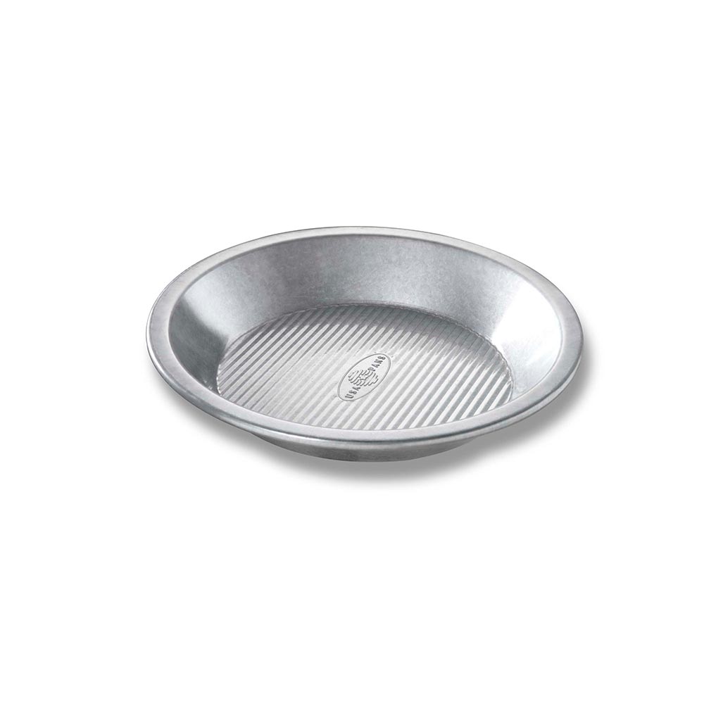 American Made USAPan Commercial Weight Non Stick Pie Pan - 9in x 1.5in