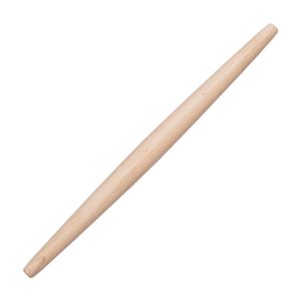 American Made Solid Rock Maple French Style Rolling Pin- 20 inch